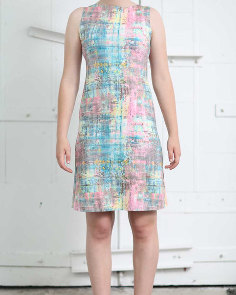 High Neck Sleeveless A-Line Reversible Dress from ANIMAPOP print 406